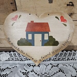 Vintage Cottagecore Heart Decor